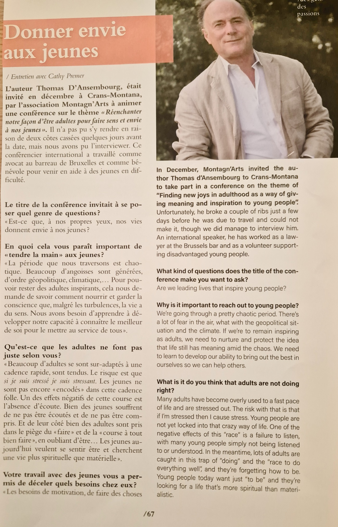 La Vie à Crans Montana Thomas dAnsembourg décembre 2023a